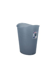 Sterilite Sturdy Plastic Oval Shaped Waste Basket Grey 11.4 L 1031  - Image 3