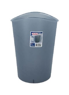 Sterilite Sturdy Plastic Oval Shaped Waste Basket Grey 11.4 L 1031  - Image 1