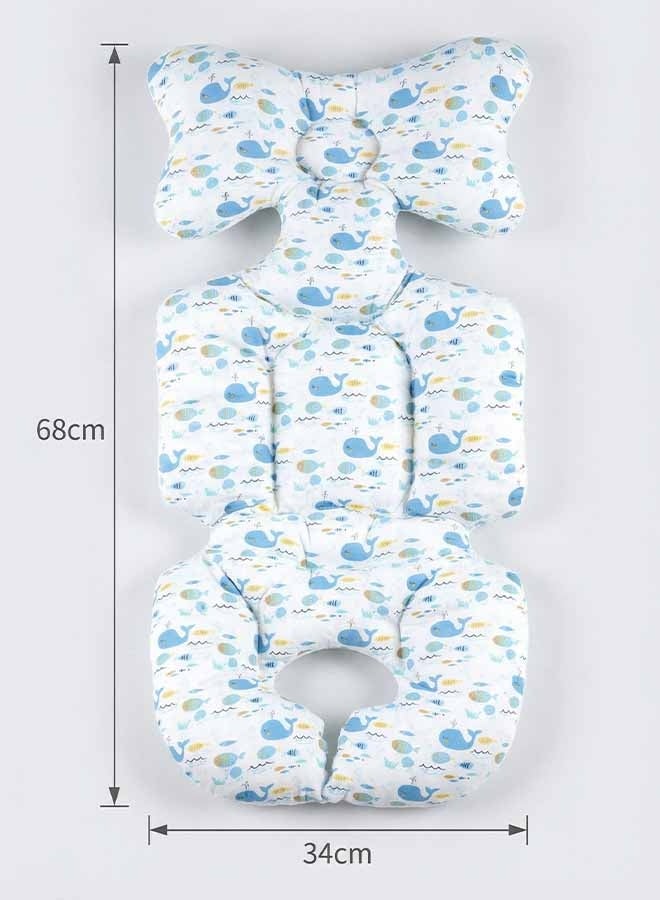 MLADEN Baby Seat Pad Liner And Breathable 3D Air Mesh Cotton Universal Baby Stroller Cushion - Image 3