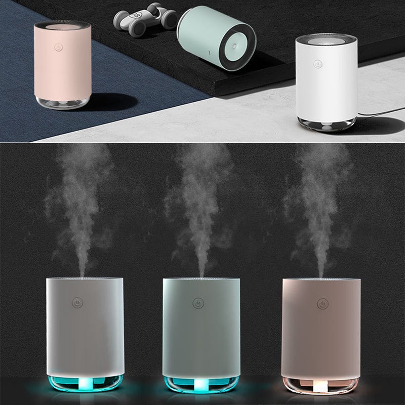 🏠 مرطب هواء صغير محمول مع معطر عطري لرذاذ العلاج العطري للمنزل المكتب السيارة أبيض - Image 5