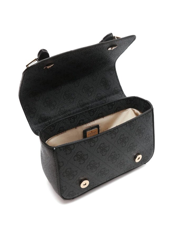 Guess Women’s Coal Black Crossbody Bag HWSG87 44780 – Sleek Compact Leather Design - Image 4