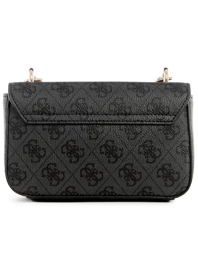 Guess Women’s Coal Black Crossbody Bag HWSG87 44780 – Sleek Compact Leather Design - Image 3