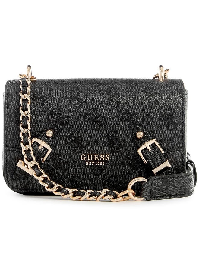 Guess Women’s Coal Black Crossbody Bag HWSG87 44780 – Sleek Compact Leather Design - Image 1