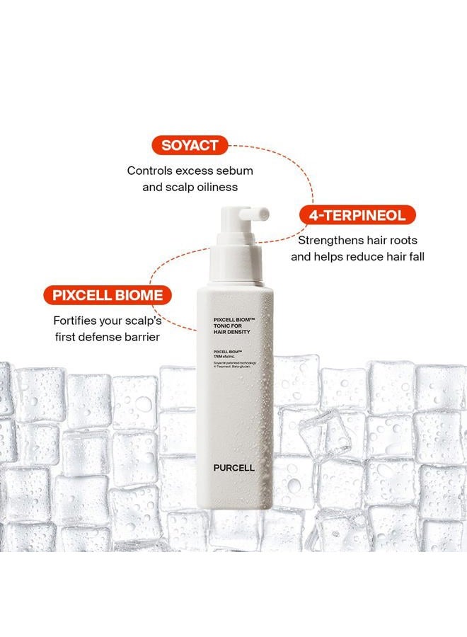 PURCELL Pixcell Biom Scalp Tonic for Hair Density – formulated with Soyact and 4-Terpineol for Scalp Barrier (4.39 fl oz / 130 ml) - Image 5