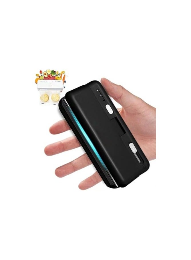 Mini Bag Sealer, USB Rechargeable Heat Sealer, Heat Cutter u0026 Sealer, Handy Chip Bag Resealer, Kitchen Gadget for Snack Cookies Plastic Bags Foods Storage Fresh  - Image 1