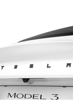 Spigen Rear Emblem Logo Full Cover for Tesla Model 3 2025 / 2024 Refresh (Highland) - Black  - Image 1