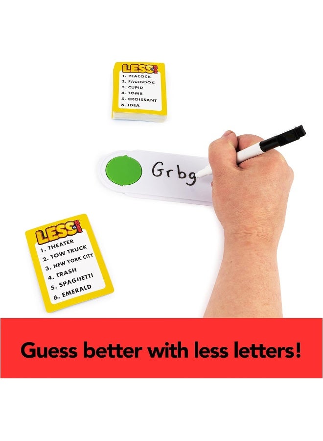 Spin Master Games Less is More, Party Board Game Fun Word Letter Card Game Funny Gift Toy Living Room Family Game Night, For Adults, Teens, And Kids Ages 8 And Up - Image 3