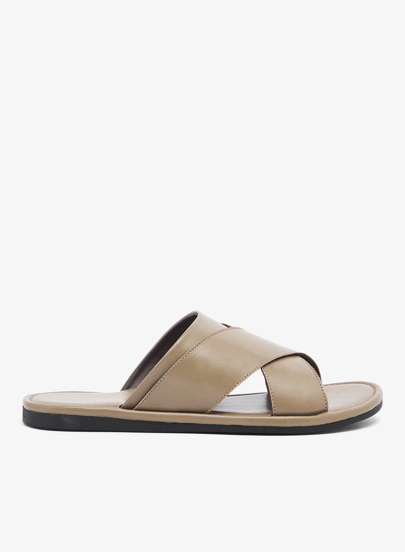 Robert Wood Casual Cross Strap Sandals - Image 1