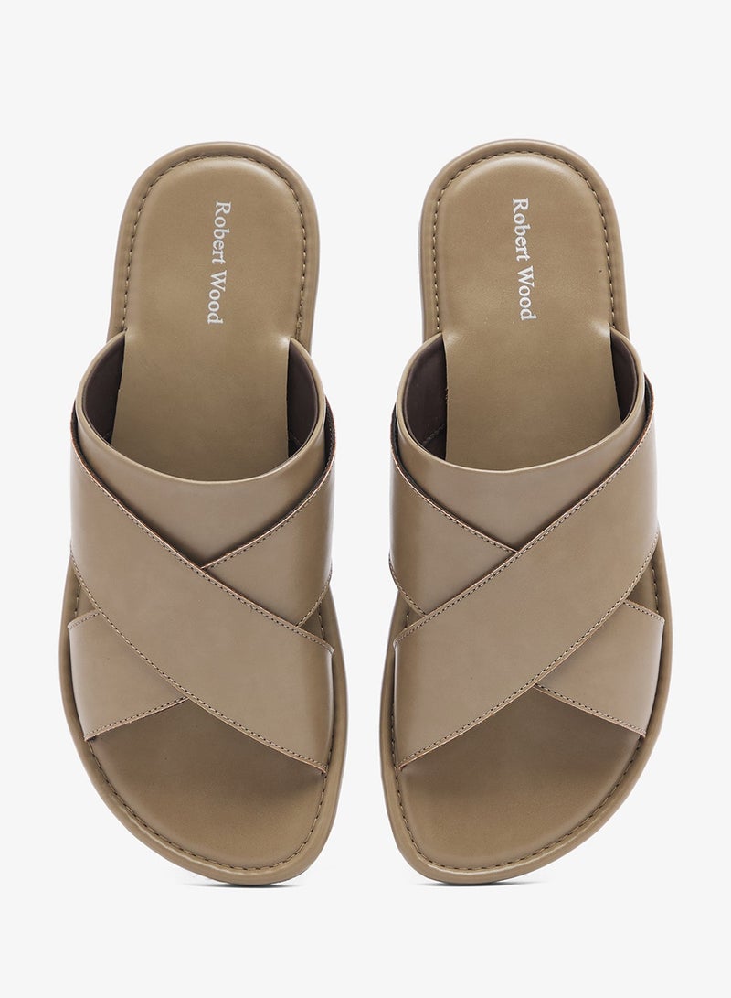 Robert Wood Casual Cross Strap Sandals - Image 4