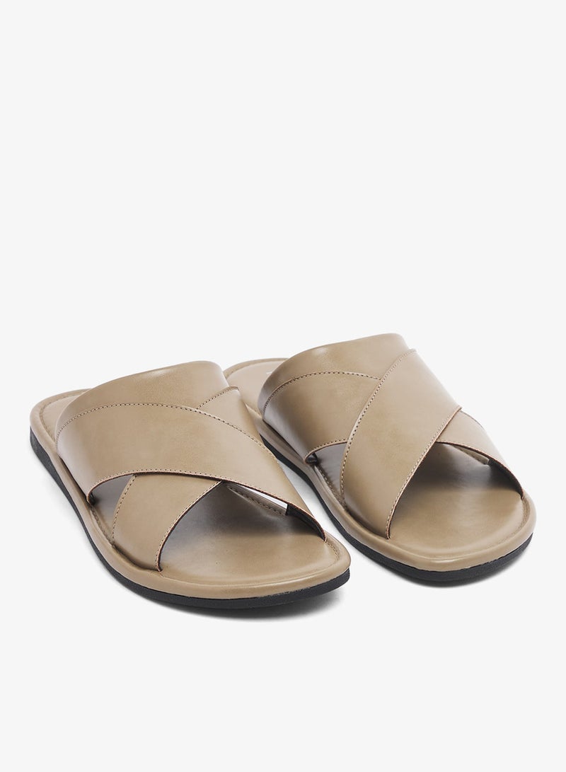 Robert Wood Casual Cross Strap Sandals - Image 2