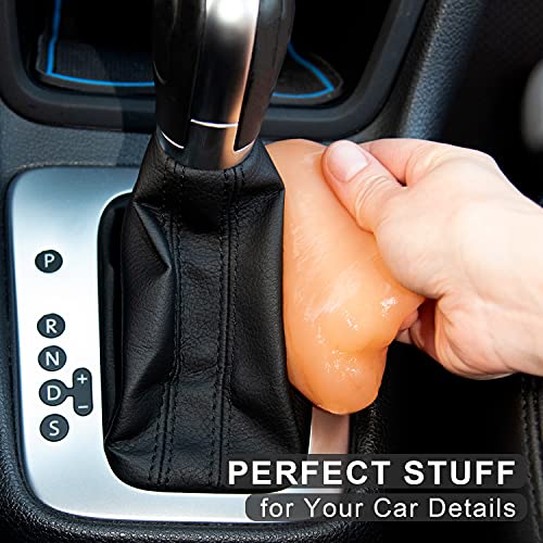 TICARVE 2Pack Car Cleaning Gel Car Putty Car Cleaning Putty Auto Tools for Car Interior Cleaner Cleaning Kits Automotive Car Cleaner Blue Orange (320g/11.2oz) - Image 3