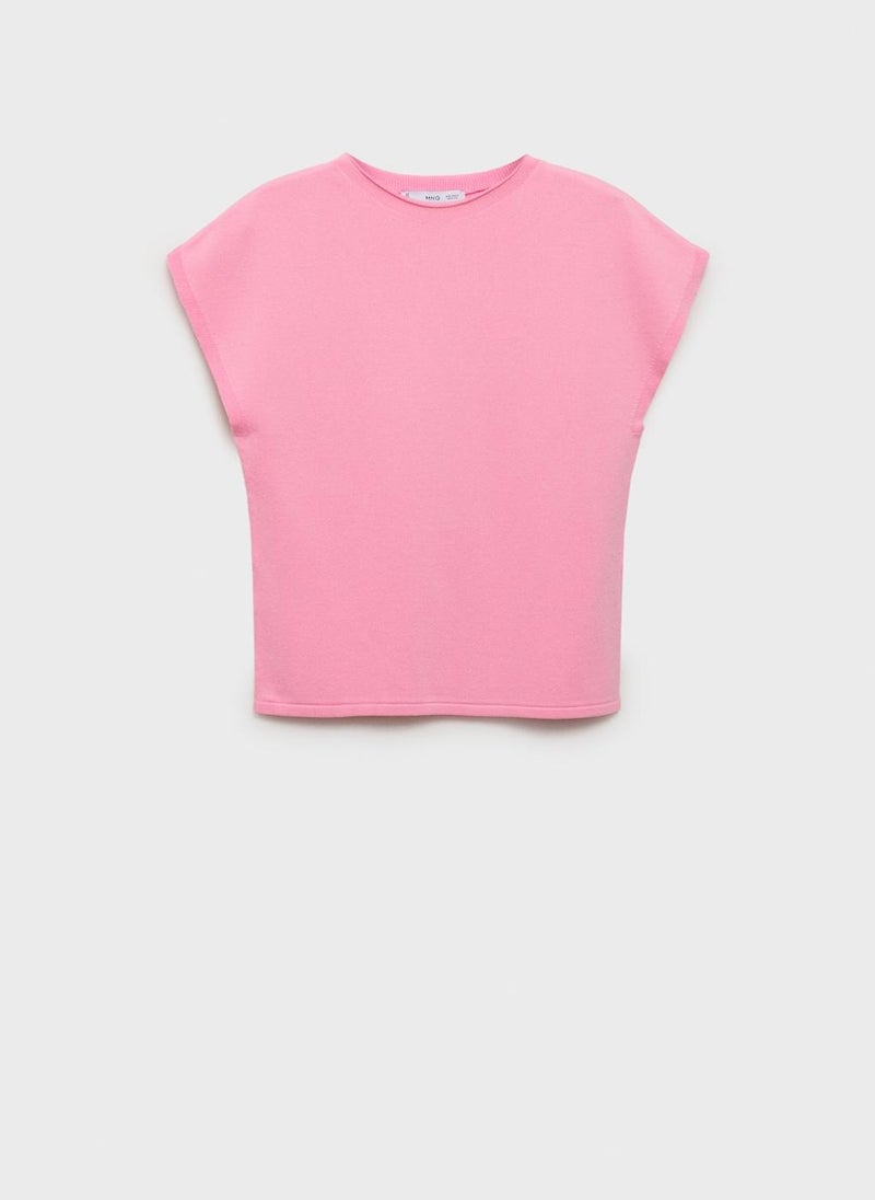 MANGO Short Sleeve Sweater  - Image 5