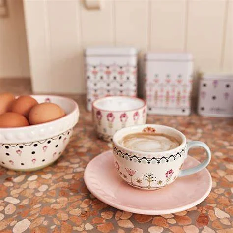 Cath Kidston Painted Table Teacup & Saucer Set