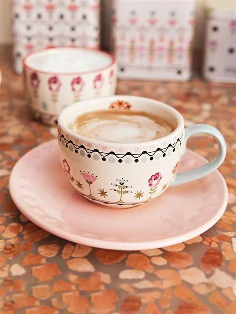 Cath Kidston  Cath Kidston Painted Table Teacup & Saucer Set  | Best Price UAE