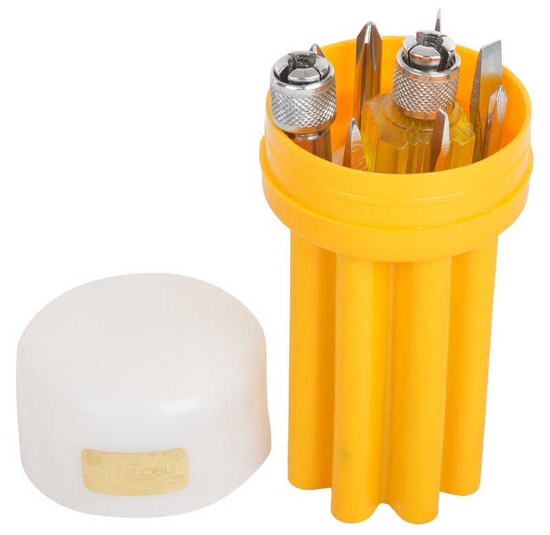 GLOBUS 341 Home Hand Tool Kit (Silver and Yellow, Pack of 9) - Image 5