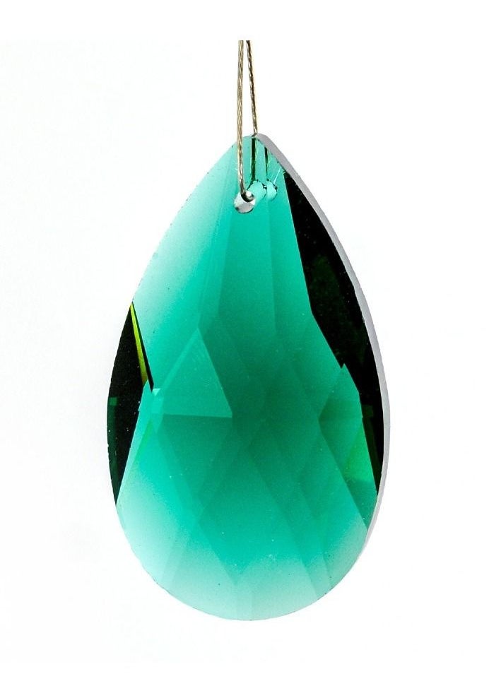 CONCORD Car Rear View Hanging Crystals Drop - green  - Image 2