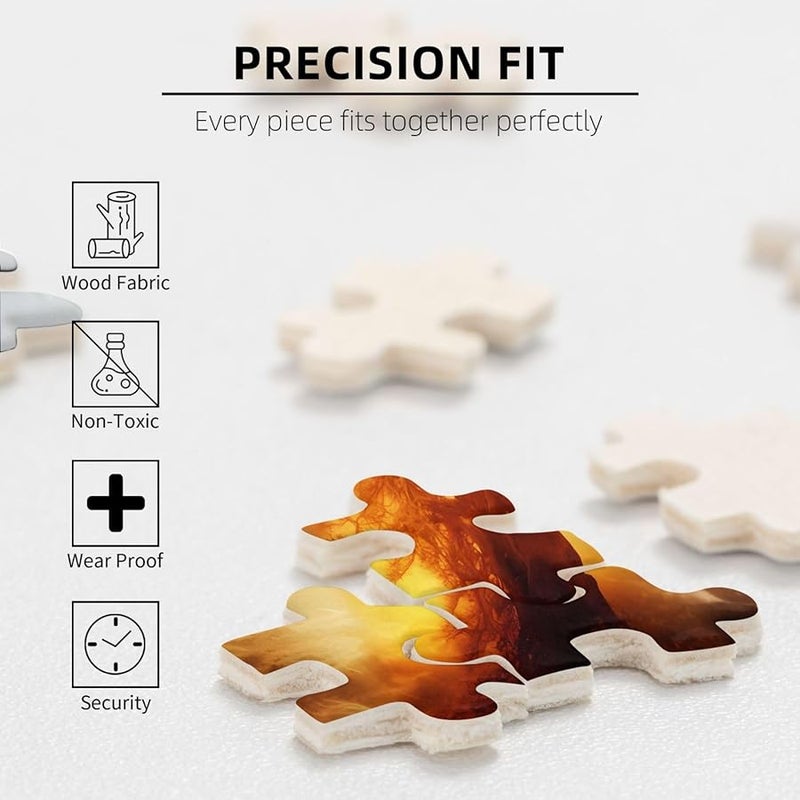 Phayah Magic Tree Wings 500 قطعة لغز للأشخاص البالغين ديكور المنزل 20.4 × 15 بوصة - Image 5