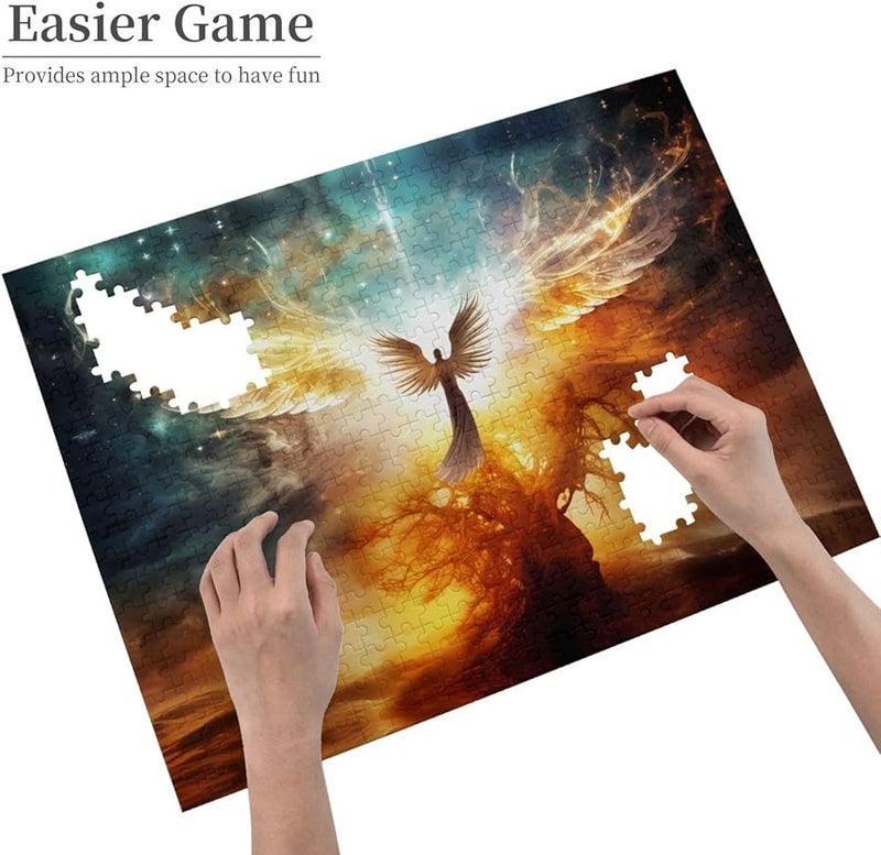 Phayah Magic Tree Wings 500 قطعة لغز للأشخاص البالغين ديكور المنزل 20.4 × 15 بوصة - Image 3