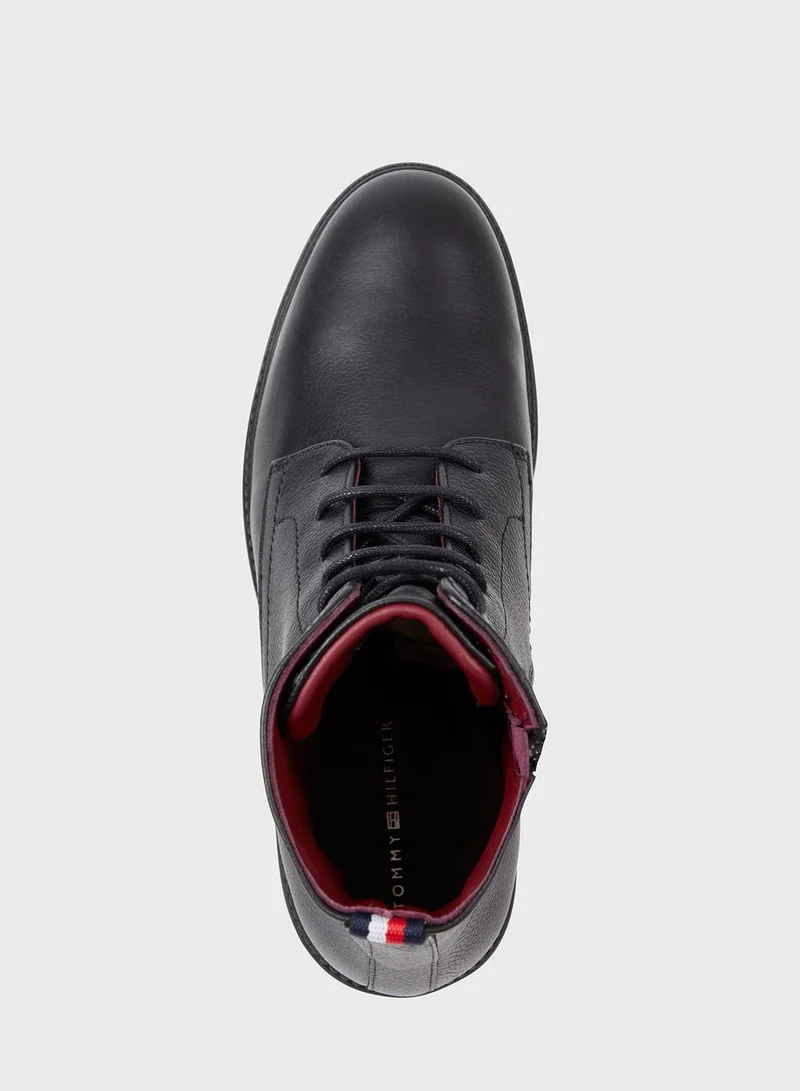 TOMMY HILFIGER Lace Up High Boots