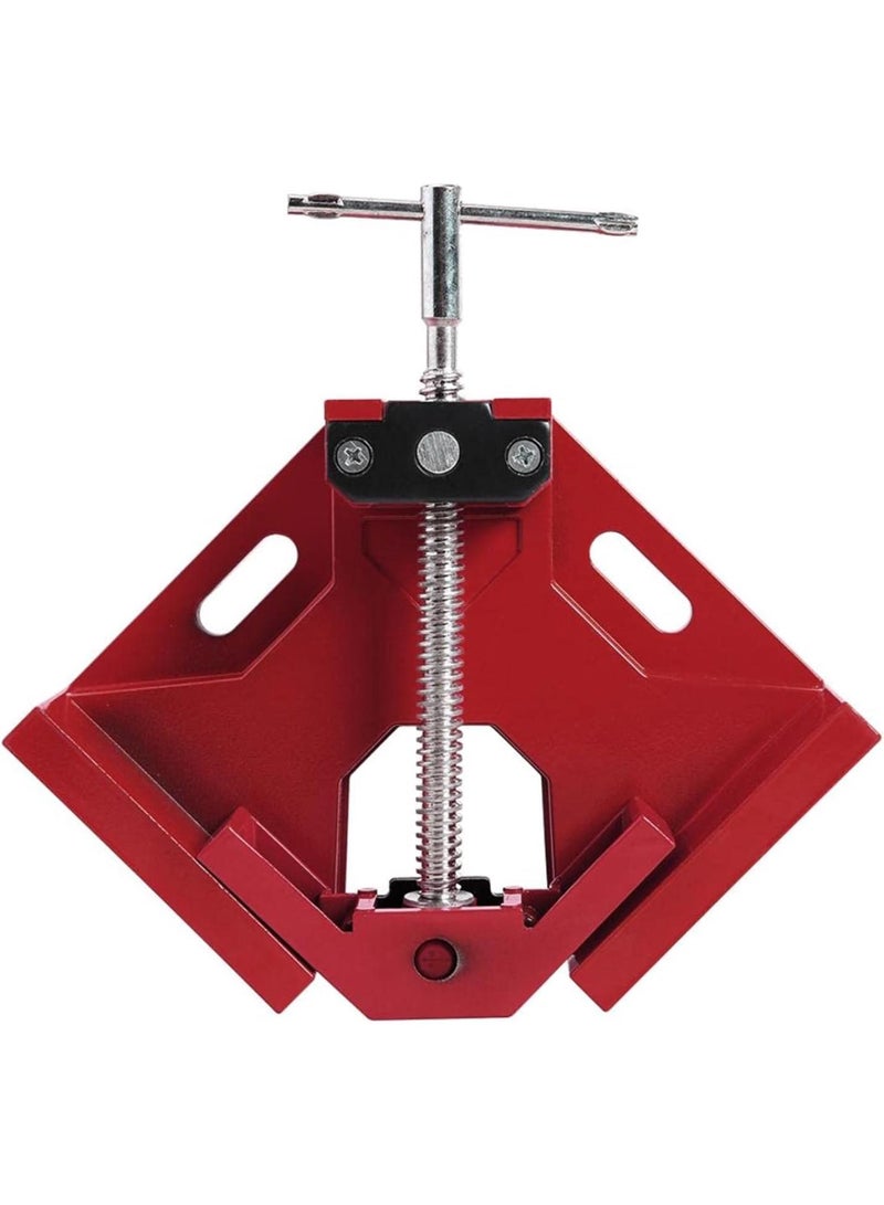 GGOOT 90 Right Angle Clamp Single Handle Aluminium Photo Frame Corner Clamp Carpenter Woodworking Clip Hardware Tool-United States,Blue  - Image 2