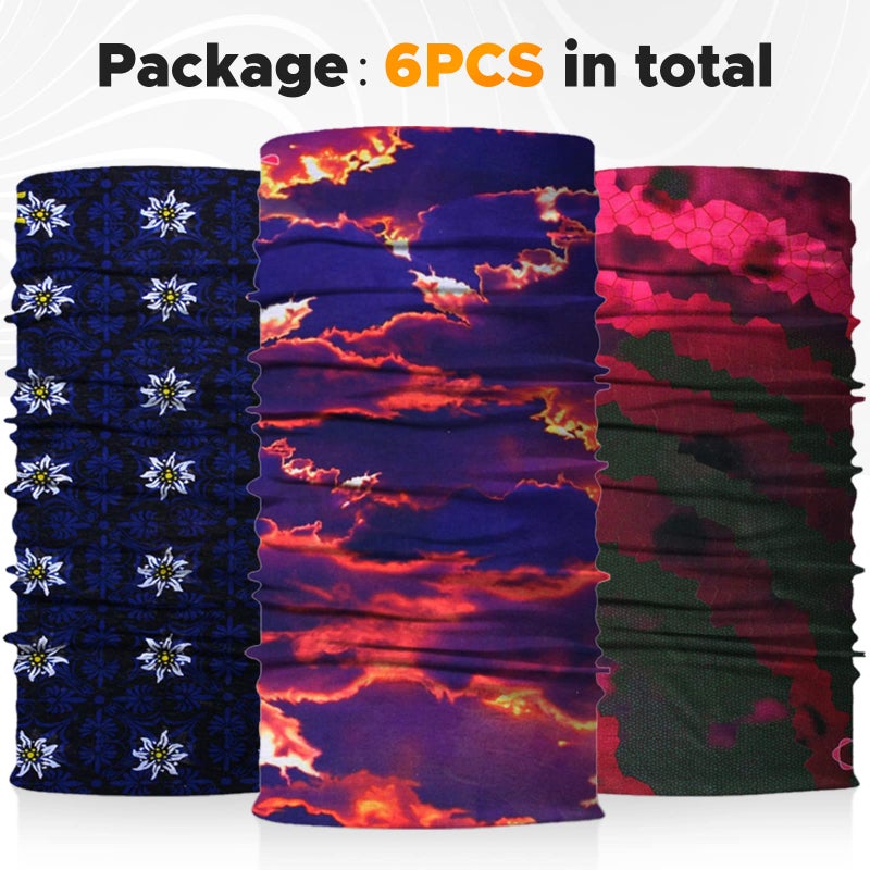JOEYOUNG Headwear, Bandana, Neck Gaiter Head Wrap Headband Balaclava Magic Scarf - Image 4