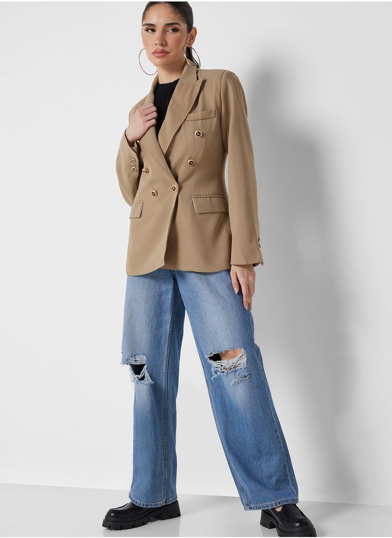 ELLA - Double Breasted Blazer - Image 1