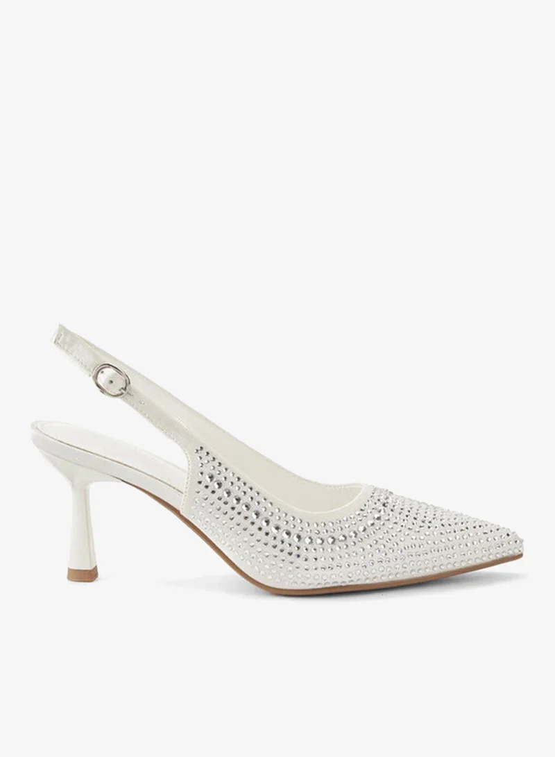 Flora Bella By Shoexpress Flora Bella Women Embellished Stiletto Heels Shoes