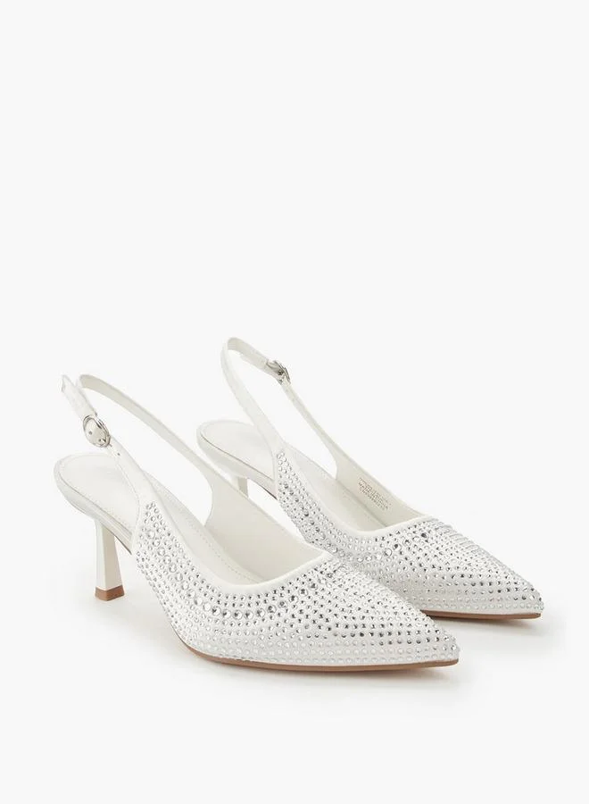 Flora Bella By Shoexpress Flora Bella Women Embellished Stiletto Heels Shoes