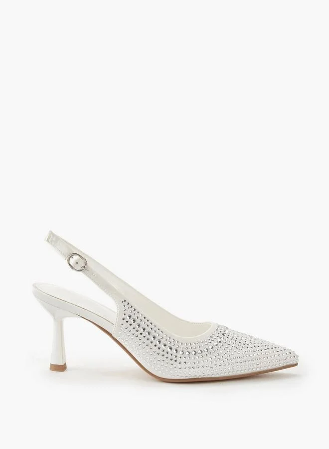 Flora Bella By Shoexpress Flora Bella Women Embellished Stiletto Heels Shoes