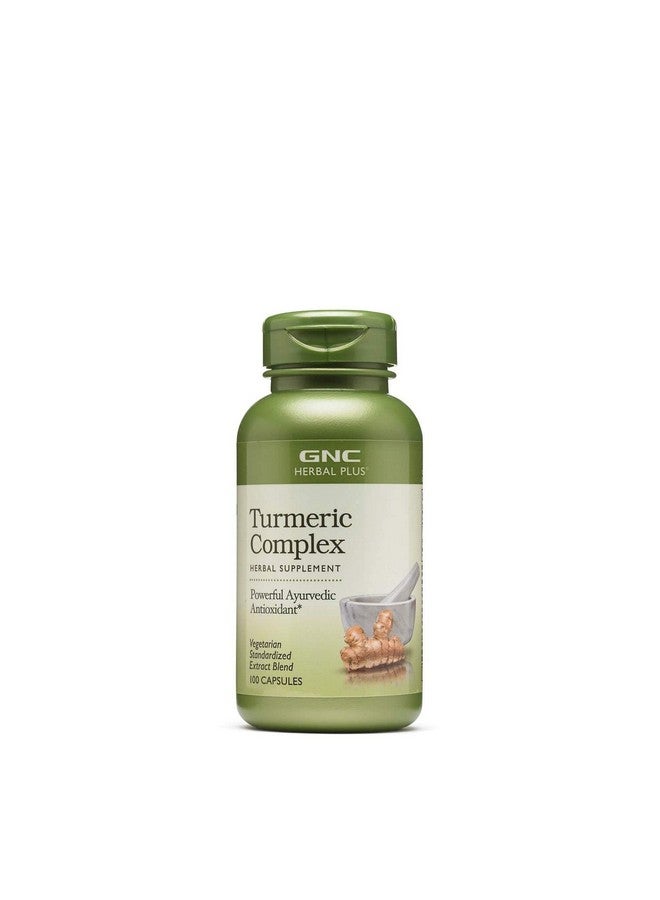 Herbal Plus Turmeric Complex 100 Capsules Powerful Ayurvedic Antioxidant