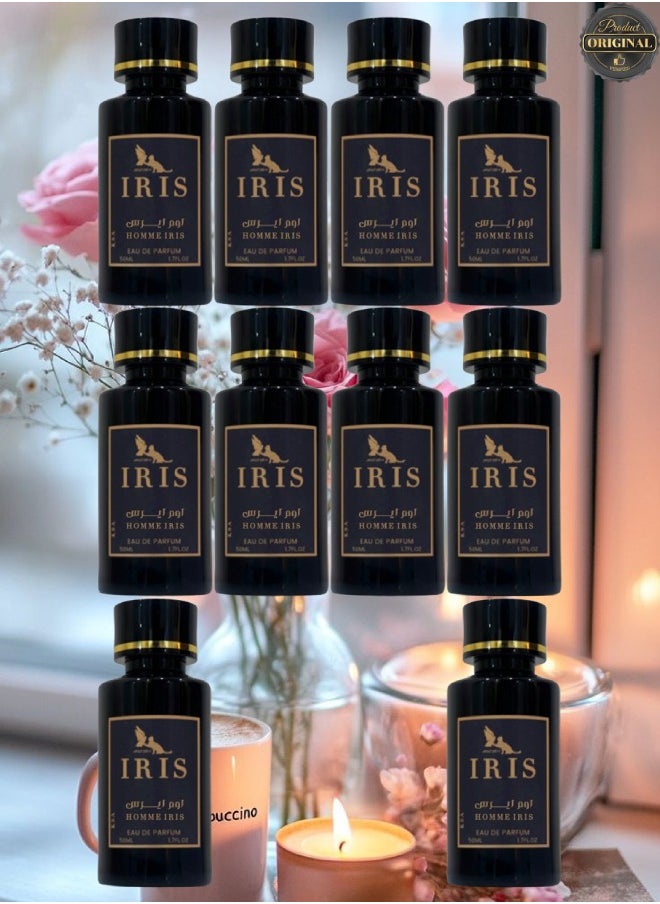 IRIS 10 Pieces Homme Iris Perfume 50ML  - Image 1