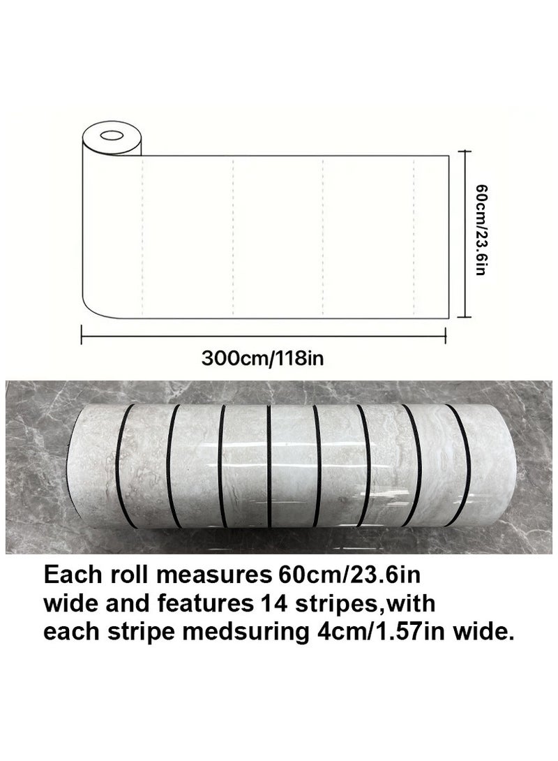 نوايوو ورق حائط ثلاثي الأبعاد سميك - 300 سم × 60 سم، مقاوم للماء والرطوبة، عازل للصوت، ذاتي اللصق، مناسب لديكور المنزل، غرفة المعيشة، غرفة النوم، خلفية التلفزيون (N557-8A) - Image 2