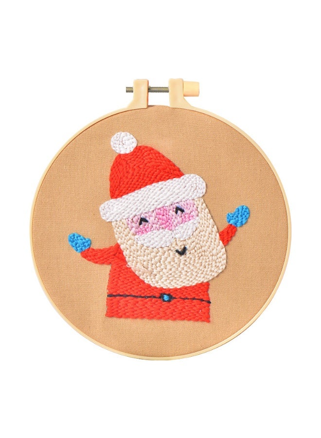 16cm Cartoon Unicorn Poke Embroidery DIY Kit - Image 1