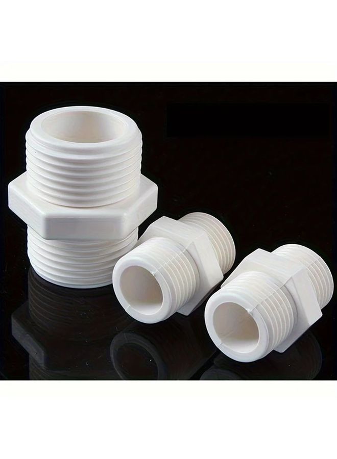 1 بوصة تركيب أنابيب PVC موصلات ملولبة سداسية 5 قطع محولات DN25 - Image 1