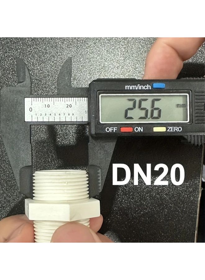 1 بوصة تركيب أنابيب PVC موصلات ملولبة سداسية 5 قطع محولات DN25 - Image 5