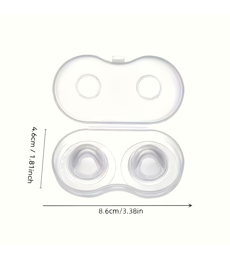 Set Of 2 Silicone Nipple Orthotics For Lactation With Flat Aspirator - Image 3