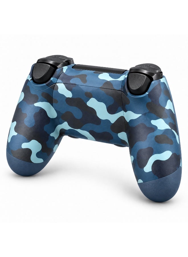 HEATZ GAMEPRO ZJ50 Wireless Bluetooth 5.2 Game Controller with Dual Shock Feedback, Blue Camouflage - Image 2