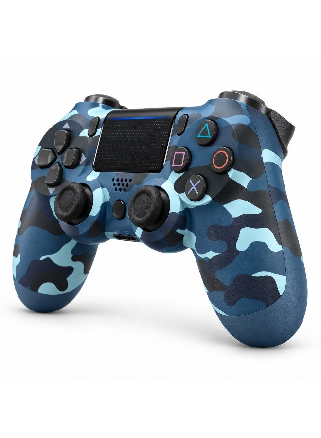 HEATZ GAMEPRO ZJ50 Wireless Bluetooth 5.2 Game Controller with Dual Shock Feedback, Blue Camouflage - Image 3