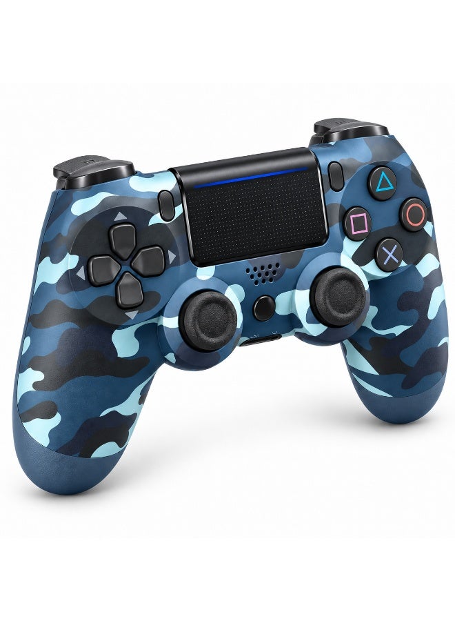 HEATZ GAMEPRO ZJ50 Wireless Bluetooth 5.2 Game Controller with Dual Shock Feedback, Blue Camouflage - Image 4