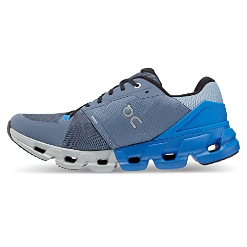 ON Men's Cloudflyer 4 Running Shoe, Metal/Lapis, 12 - Image 2