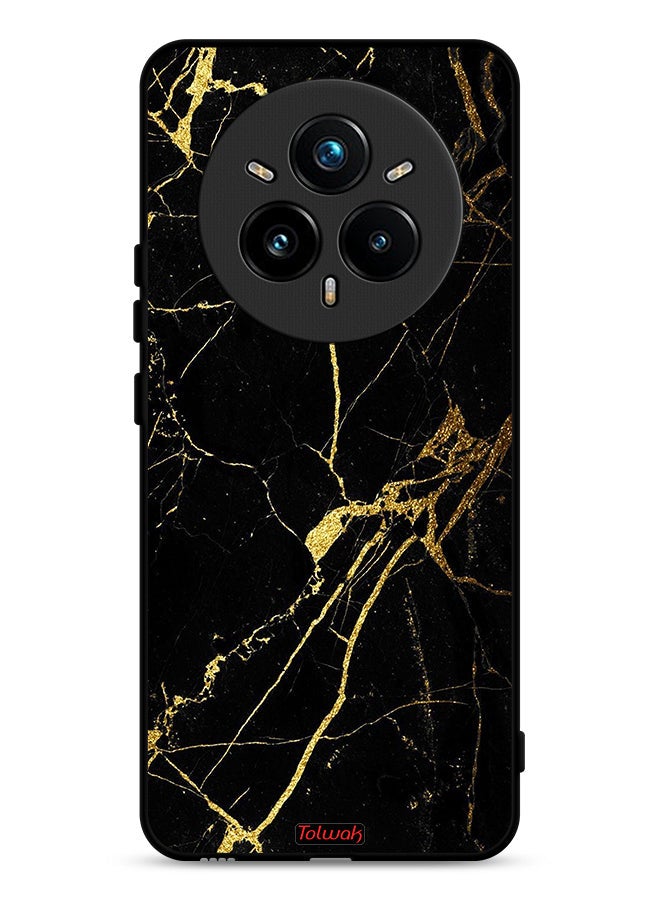 Tolwak Realme 14 Pro Plus 5G Protective Case Cover Crack Marble