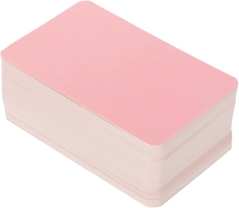 Tehaux 100 قطعة بطاقات بيضاء فارغة للملاحظات والرسائل ومشاريع المدارس والتذكيرات الشخصية - Image 2