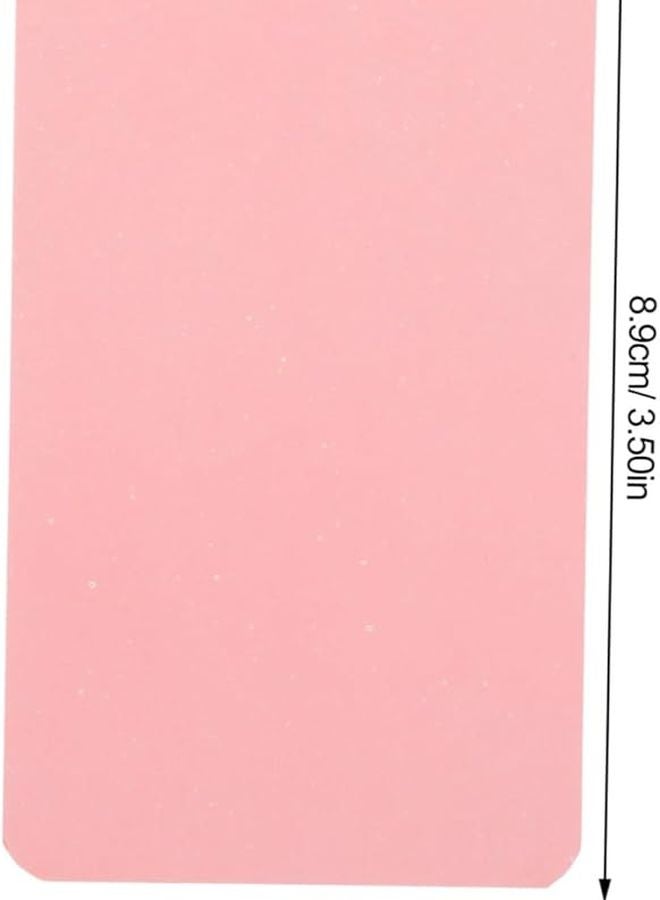 Tehaux 100 قطعة بطاقات بيضاء فارغة للملاحظات والرسائل ومشاريع المدارس والتذكيرات الشخصية - Image 3