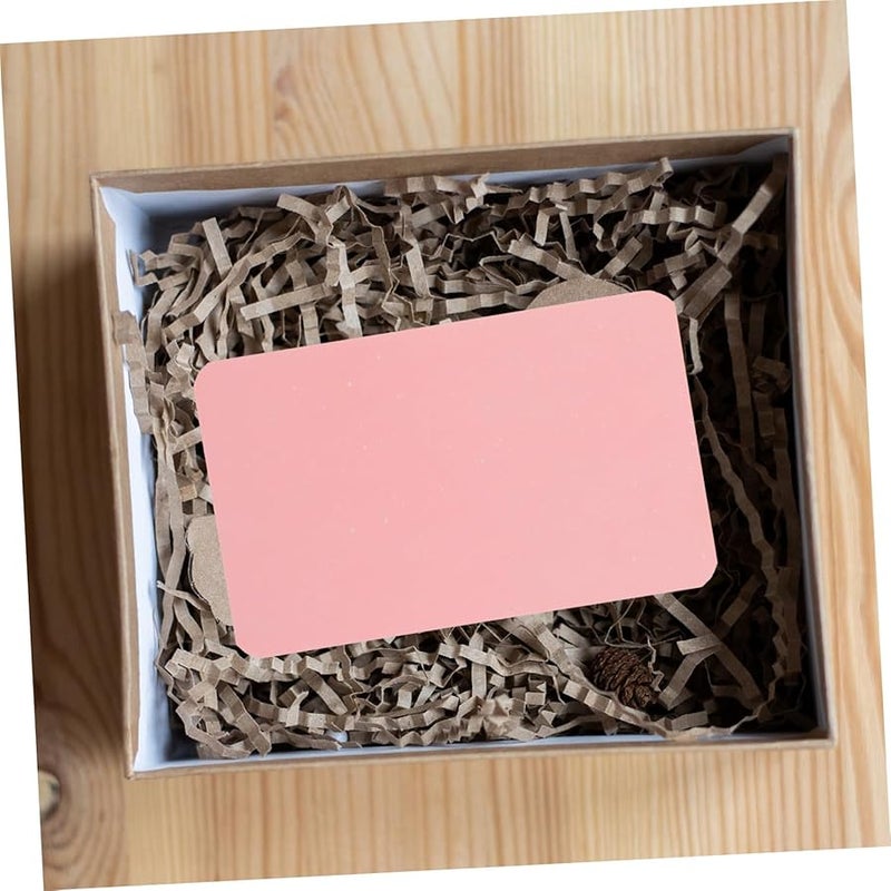 Tehaux 100 قطعة بطاقات بيضاء فارغة للملاحظات والرسائل ومشاريع المدارس والتذكيرات الشخصية - Image 5