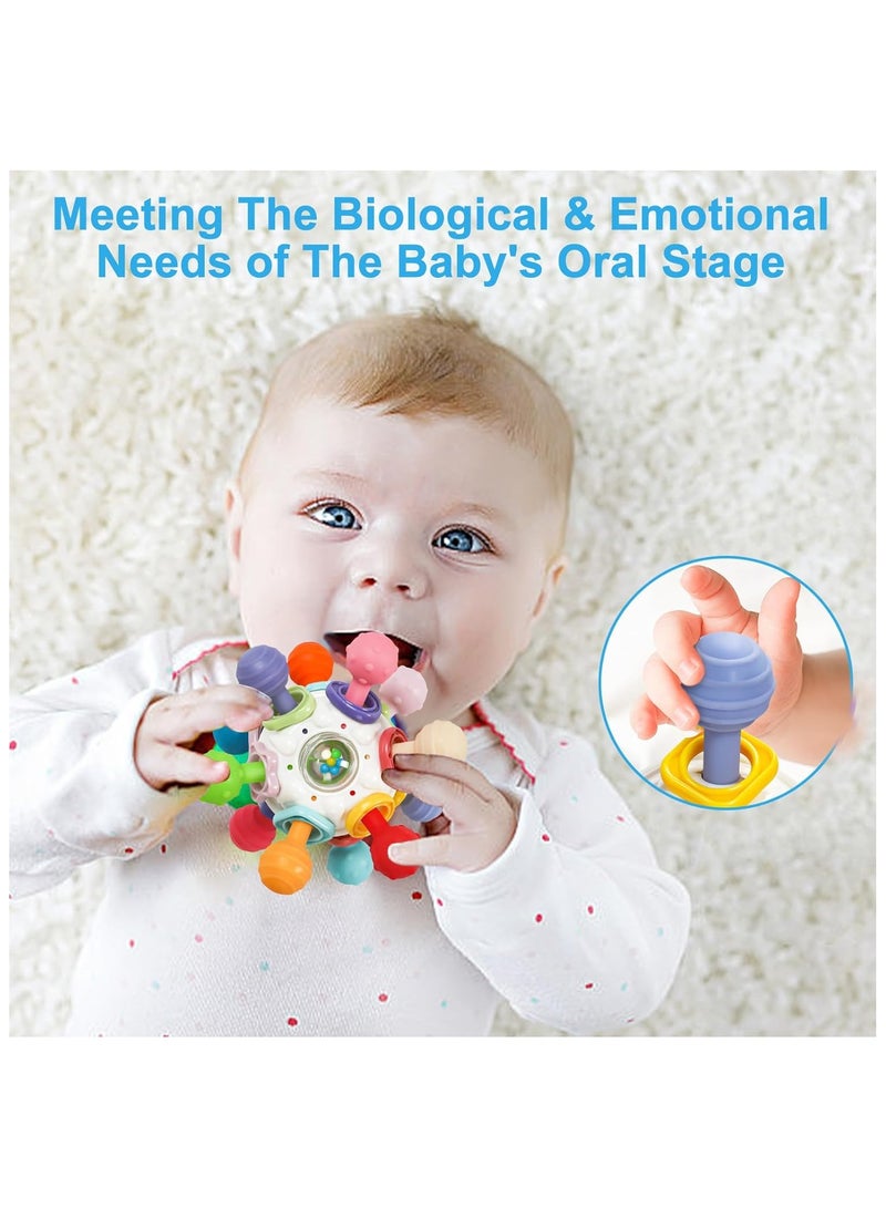 Baby Montessori Sensory Toys for 0-6 6-12 Months, Baby Teether Teething Toys for Babies 0 3 6 9 12 18 Months, Newborn Infant Learning Developmental Toys Gifts for 1 2 Year Old Boys Girls - Image 3