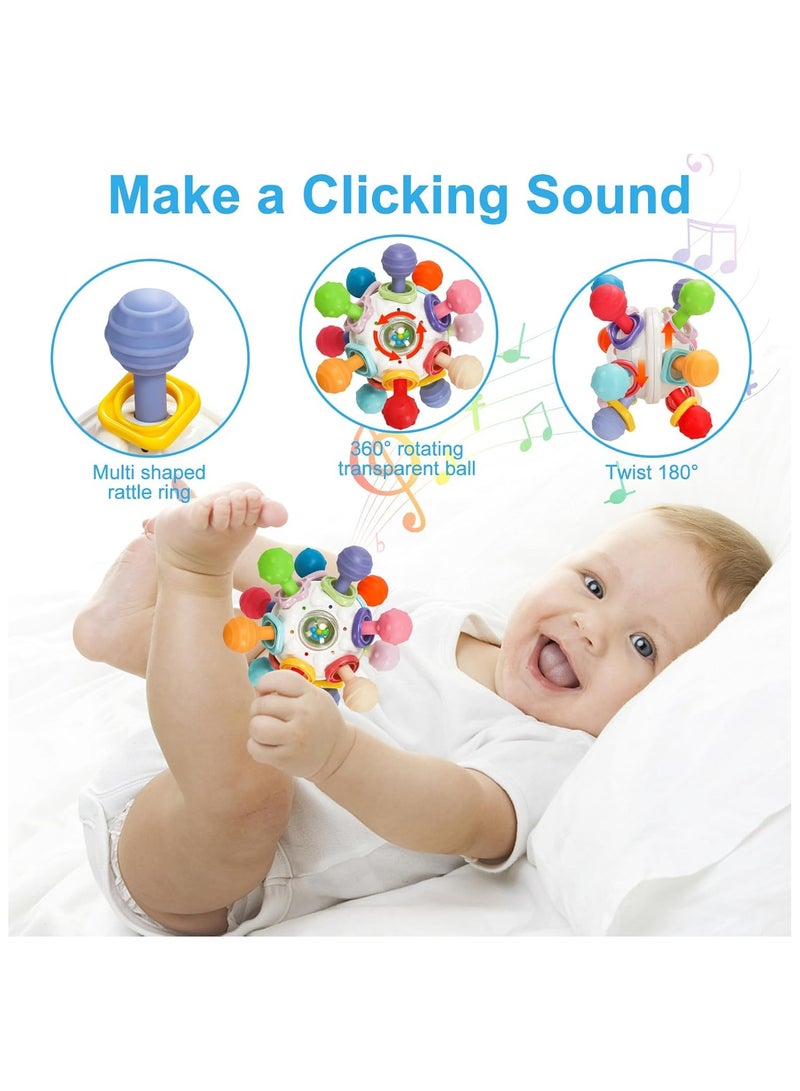 Baby Montessori Sensory Toys for 0-6 6-12 Months, Baby Teether Teething Toys for Babies 0 3 6 9 12 18 Months, Newborn Infant Learning Developmental Toys Gifts for 1 2 Year Old Boys Girls - Image 5