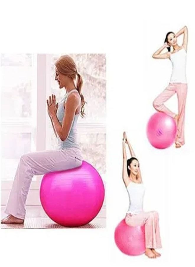 ZCM-HAPPY Yoga Fitness Exercise Ball With Air Pump 75cm  - Image 4