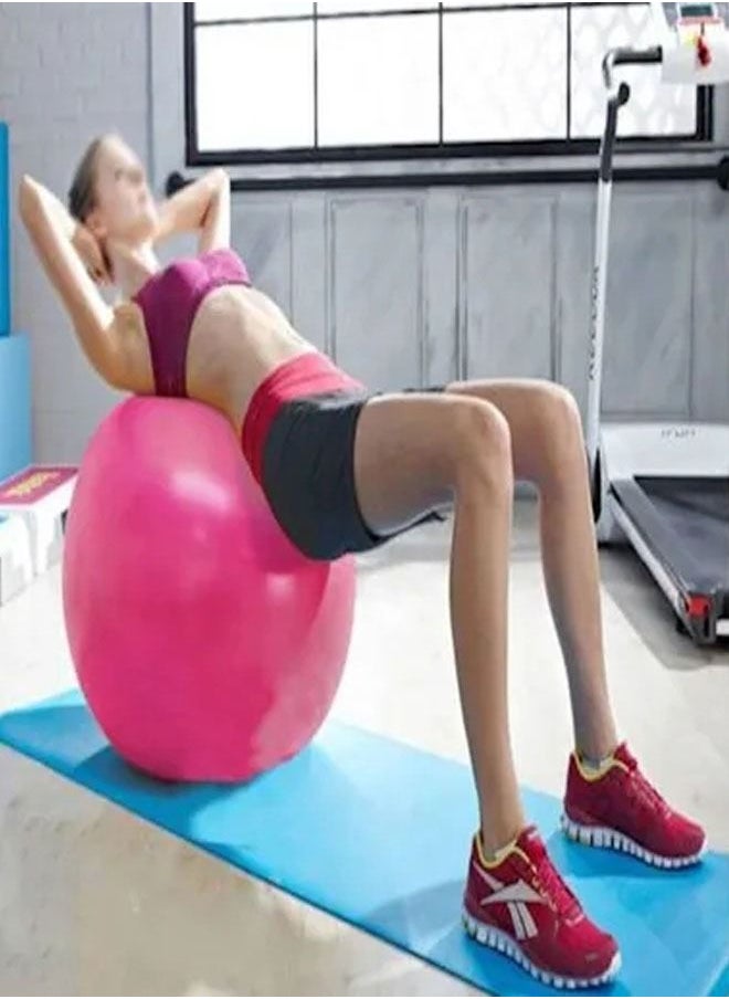 ZCM-HAPPY Yoga Fitness Exercise Ball With Air Pump 75cm  - Image 5