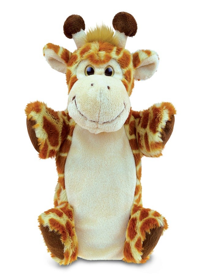 Puzzled DolliBu Giraffe Plush Hand Puppet For Kids - Soft Plush Stuffed Animal Hand Puppet Toy for Puppet Show Games & Puppet Theaters for Kids, Adult Cute Puppets Educational Toy to Teach Children & Toddlers - Image 1