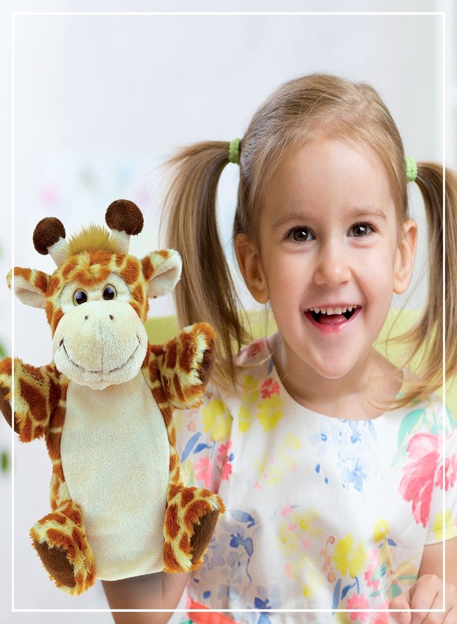 Puzzled DolliBu Giraffe Plush Hand Puppet For Kids - Soft Plush Stuffed Animal Hand Puppet Toy for Puppet Show Games & Puppet Theaters for Kids, Adult Cute Puppets Educational Toy to Teach Children & Toddlers - Image 4